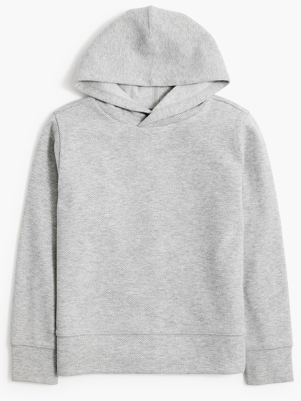 NWT J Crew Crewcuts Boys Knit Hoodie Size: L (10-11) Color: Grey Heather White